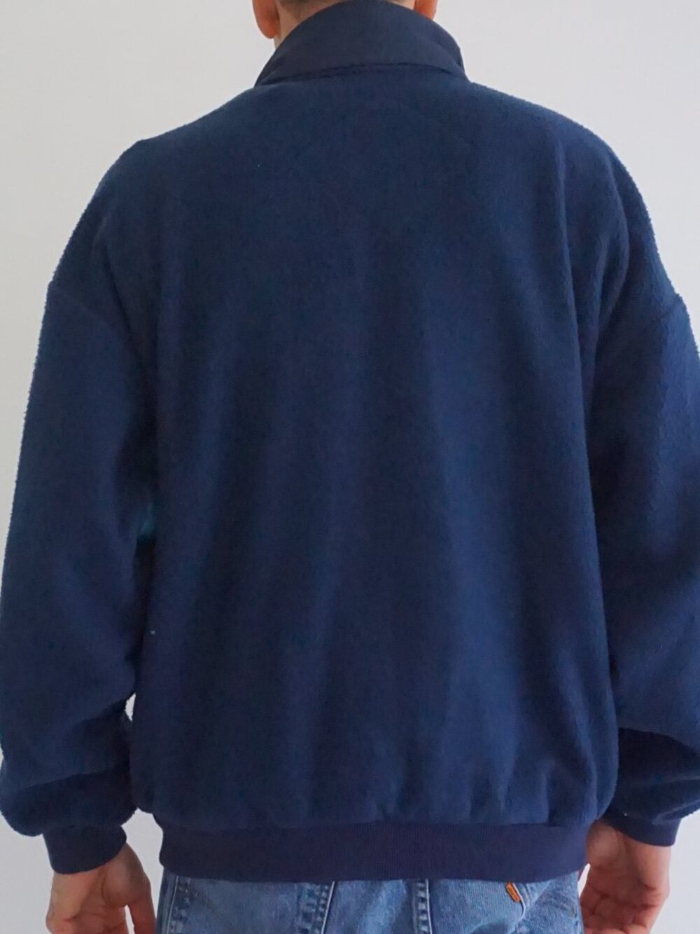 Stormtech Navy Blue Solid Full Zip Outdoor Hiking Performance Fleece Sweater XL - Picture 2 of 8